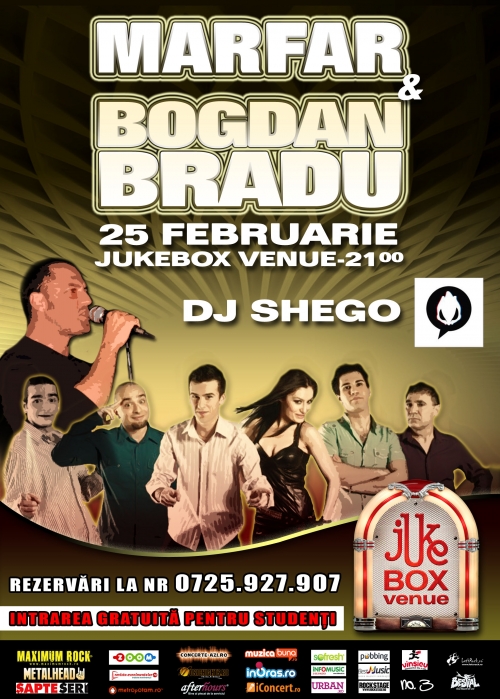 Concert Marfar si Bogdan Bradu in Jukebox Venue