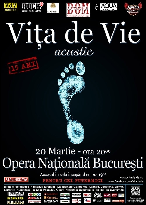Aniversare 15 ani Vita de Vie la Opera Nationala din Bucuresti