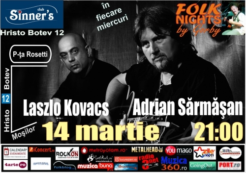 Concert Adrian Sarmasan si Laszlo Kovacs in Sinners