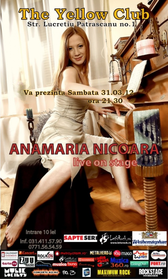 Concert Anamaria Nicoara in Yellow Club