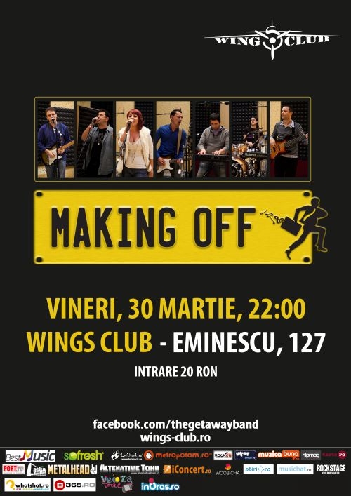 Concert Making Off - Live Cover Band in Wings Club in 30 martie 2012