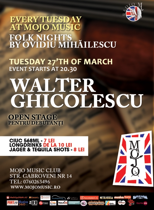 Concert Walter Ghicolescu in Club Mojo