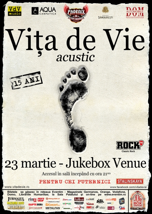 Concert acustic Vita de Vie in Jukebox