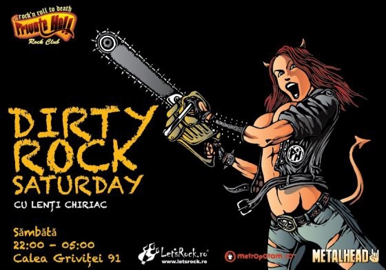 Dirty Rock Saturday in Private Hell Rock Club cu Lenti Chiriac, 24 martie 2012
