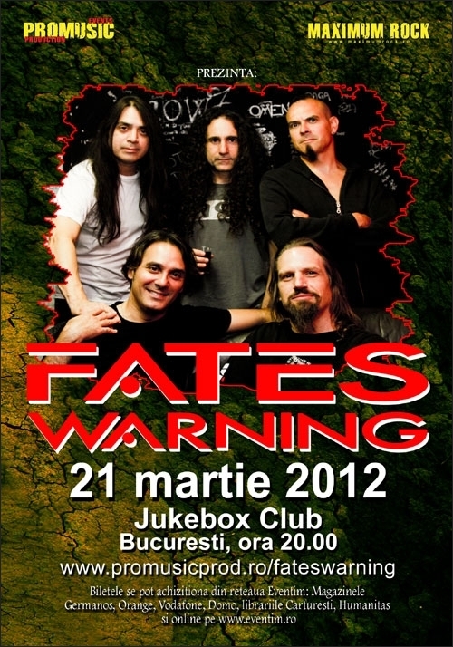 Trupa Voices Of Silence canta in deschiderea concertului Fates Warning din Jukebox Club