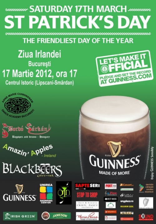 St. Patrick's Day Open Air Celebrations in Bucuresti