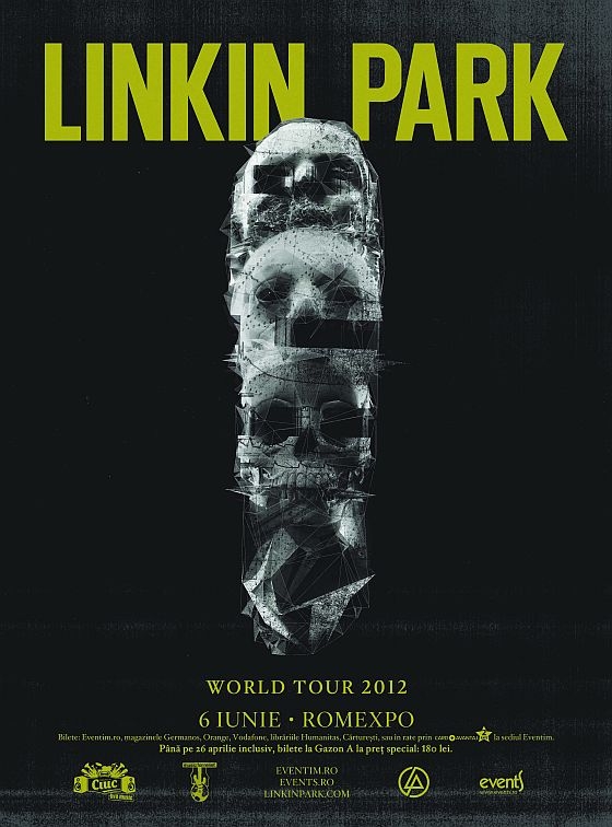 3000 de bilete la concertul Linkin Park din Bucuresti vandute in prima saptamana