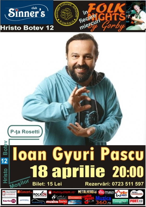 Concert Gyuri Pascu in Sinners