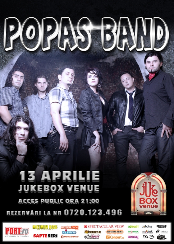 Concert Popas Band in Jukebox Venue