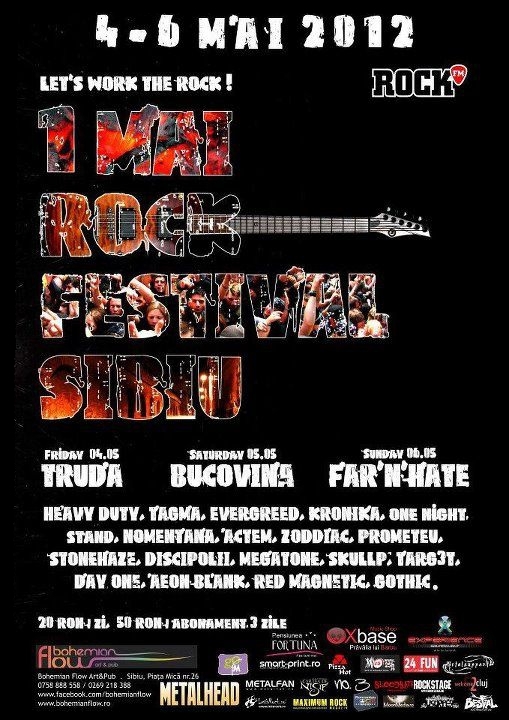 1 Mai Rock Festival Sibiu editia a doua