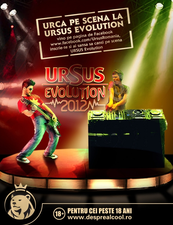Anul acesta URSUS da sansa tinerilor artisti sa urce pe scena URSUS Evolution