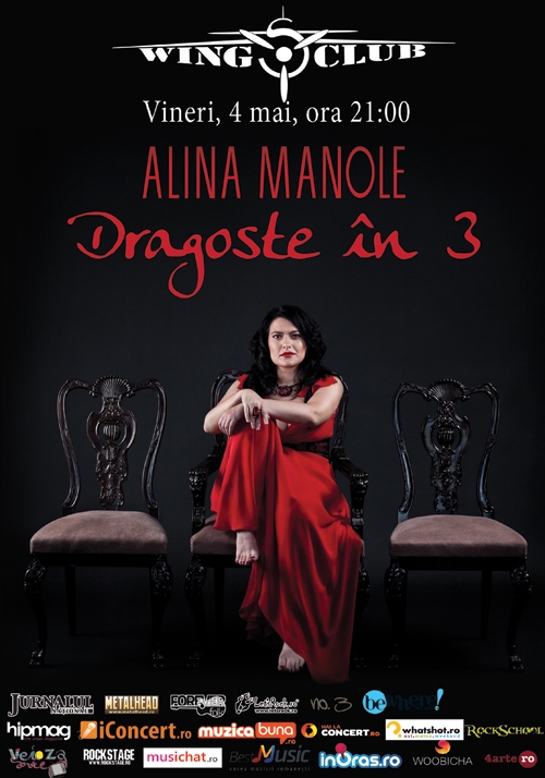 Concert Alina Manole - Dragoste in 3 in Wings Club