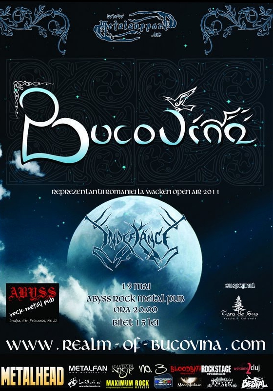 Concert Bucovina si In Defiance in Abyss Rock Metal Pub din Oradea
