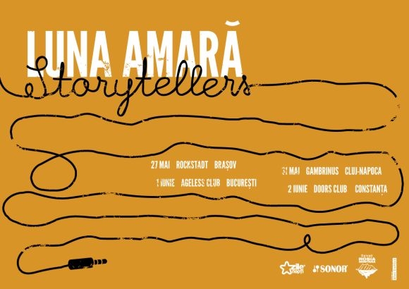 Datele celor 4 concerte din mini turneul Luna Amara - Storytellers