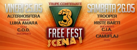 Free Fest editia 3 - trupe confirmate