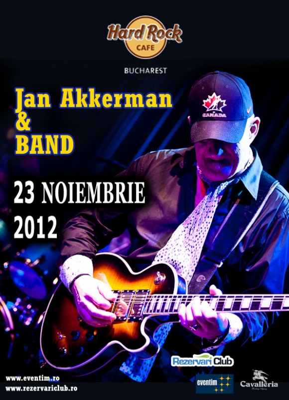 Jan Akkerman concerteaza pe 23 noiembrie in Hard Rock Cafe