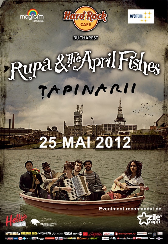 Rupa And The April Fishes & Tapinarii – bilete cu 40% reducere de joi pana duminica