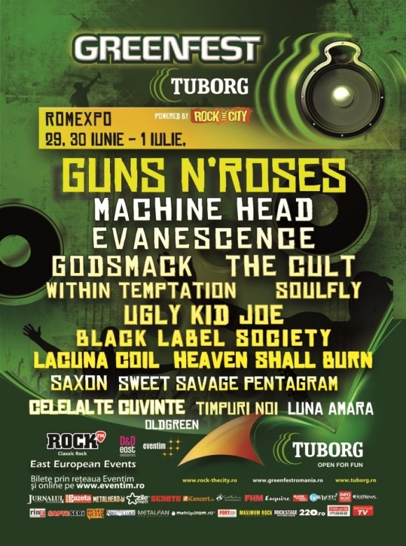 Program si reguli de acces la Tuborg GreenFest powered by Rock The City