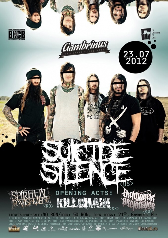 Suicide Silence la Cluj Napoca