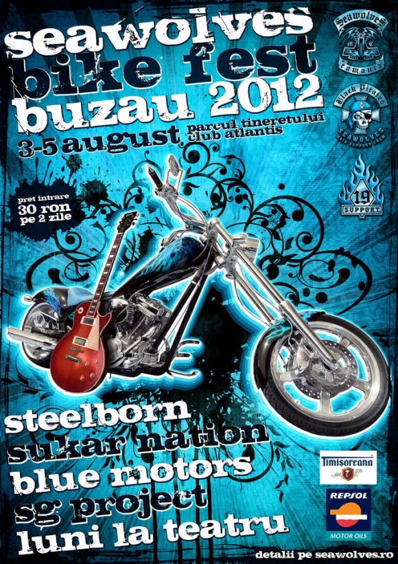 Steelborn va concerta la Seawolves Bike Fest Buzau 2012