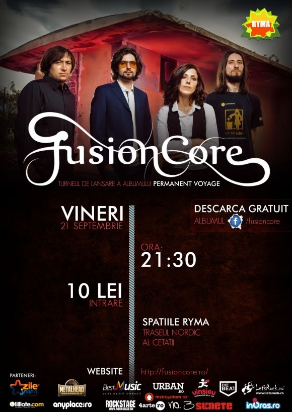 Concert FusionCore in Spatiile RYMA din Alba-Iulia