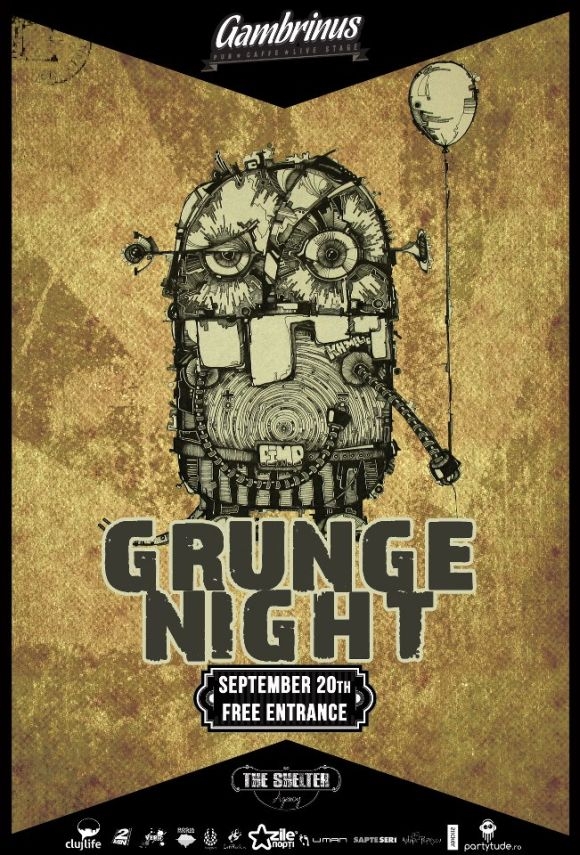 Grunge Night in Gambrinus Pub din Cluj-Napoca