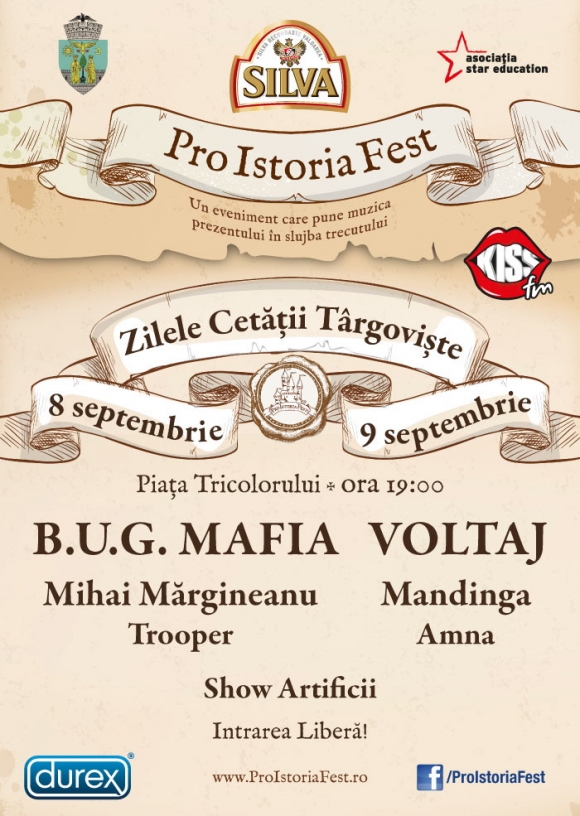 Trooper si Voltaj la Pro Istoria Fest (Targoviste)