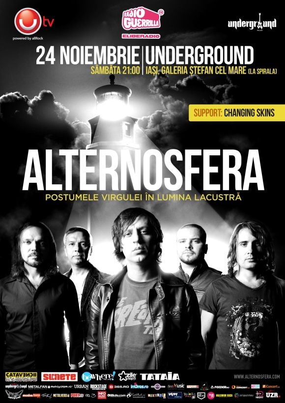 Concert Alternosfera si Changing Skins in Underground Pub din Iasi