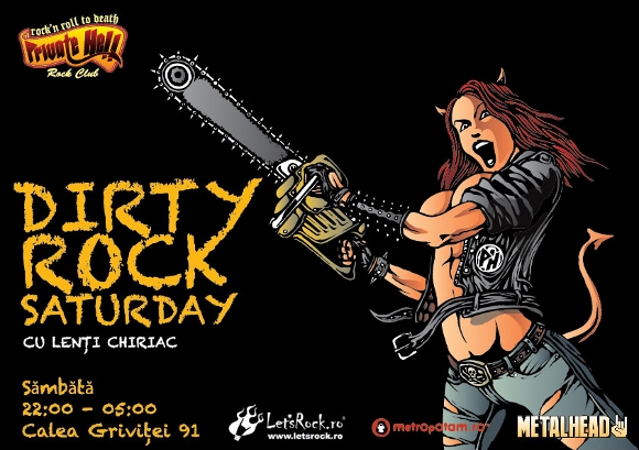 Dirty Rock Saturday in Private Hell Rock Club cu Lenti Chiriac, 3 noiembrie 2012