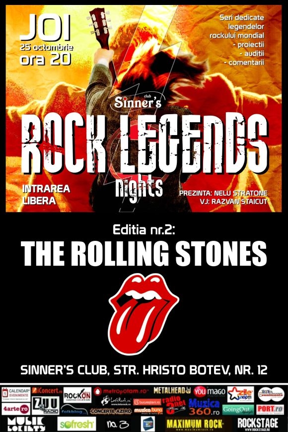 The Rolling Stones la Rock Legends Nights in Sinner's Club