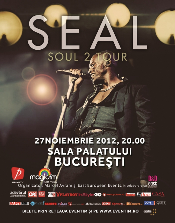 Turneul mondial Seal se apropie de Romania