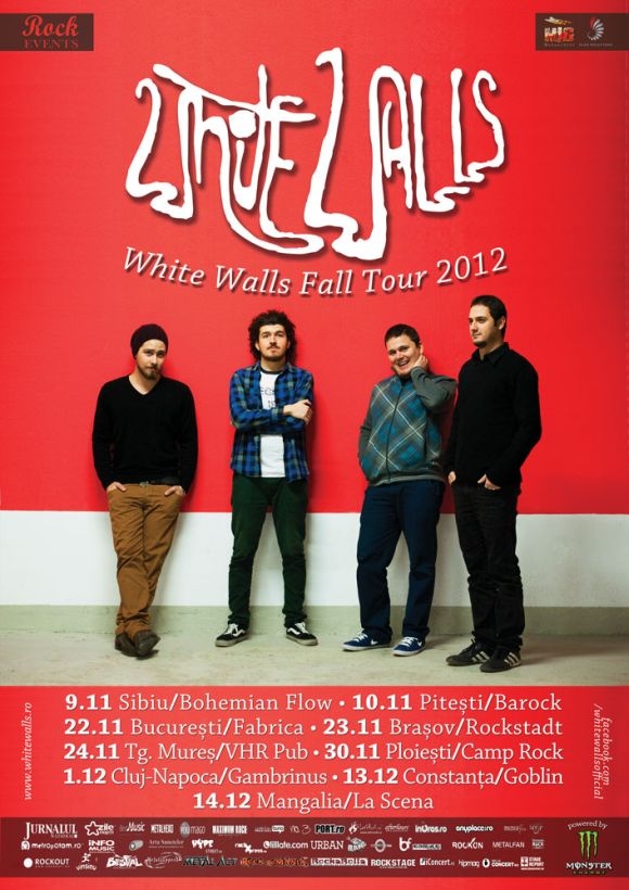 Au aparut modificari in datele si locatiile turneului White Walls - Fall Tour 2012