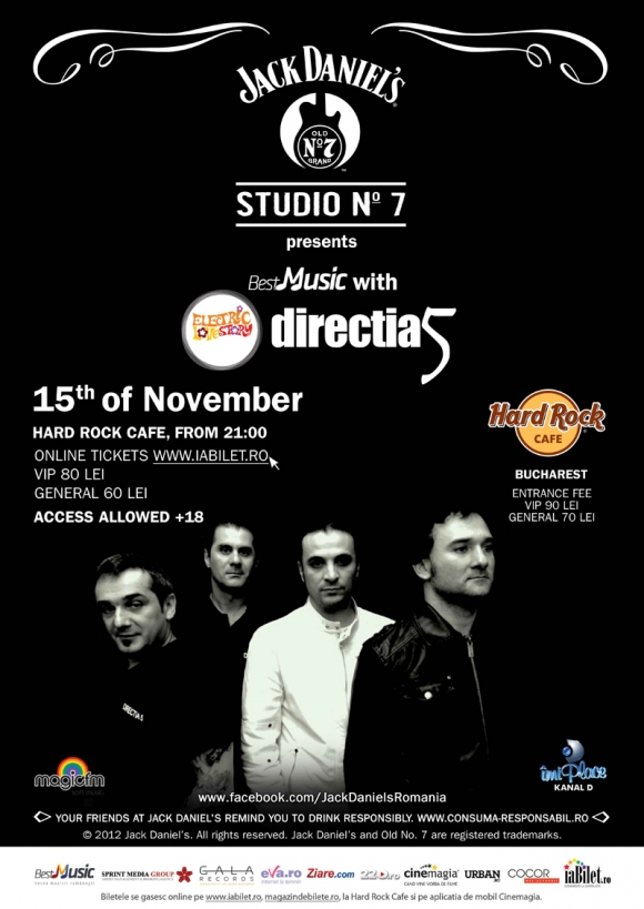 Concert Directia 5 in Hard Rock Cafe