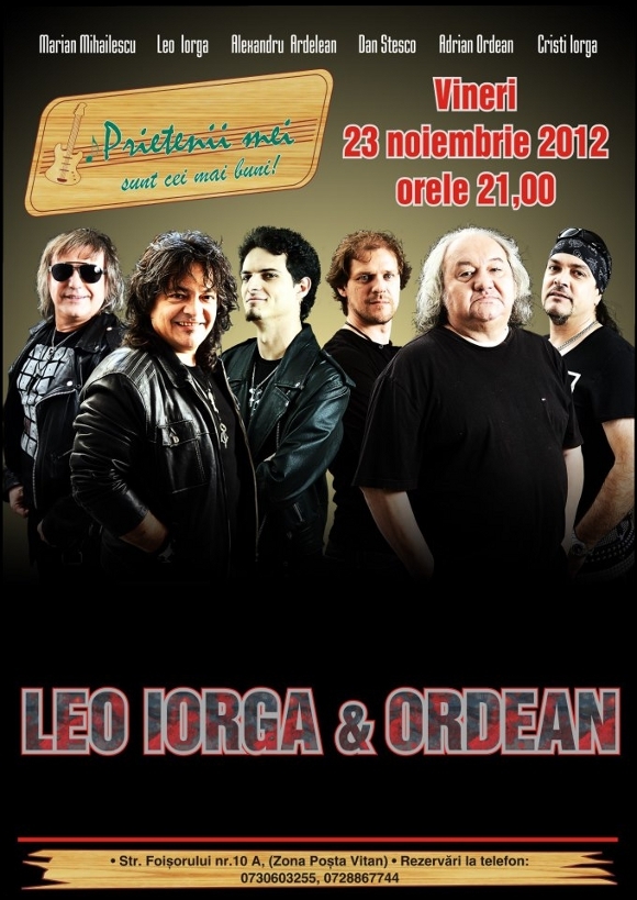 Concert Leo Iorga & Ordean in club Prietenii mei