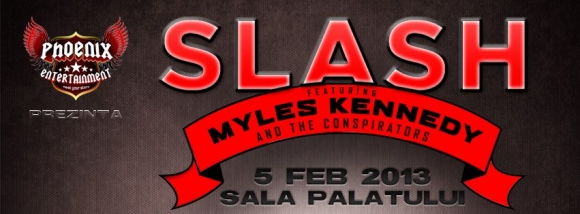 Concert Slash feat. Myles Kennedy and The Conspirators la Sala Palatului
