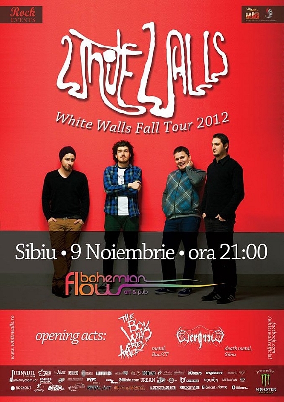 Concert White Walls, The Boy Who Cried Wolf si EvergreeD in Bohemian Flow din Sibiu