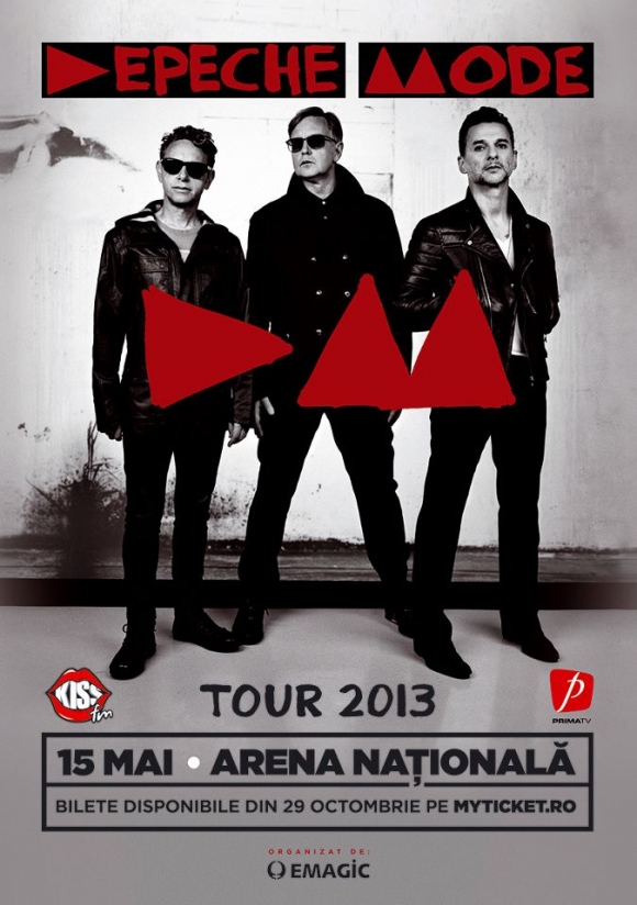 De luni se pun in vanzare biletele la concertul Depeche Mode