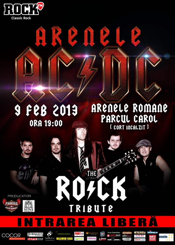 Concert The R.O.C.K. tribut AC/DC la Arenele Romane