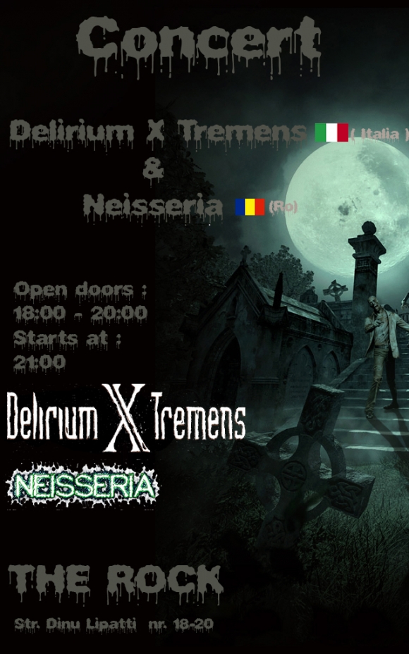 Italienii de la Delirium X Tremens concerteaza in acest weekend la Slatina si la Bucuresti