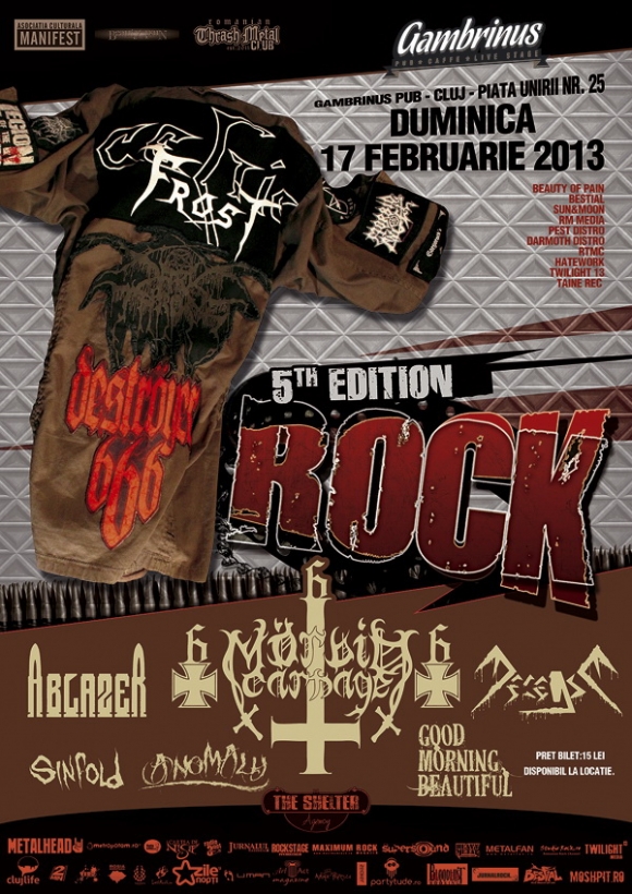 Letsrock participa la TRock - targul de rock de la Cluj, duminica, 17 februarie!
