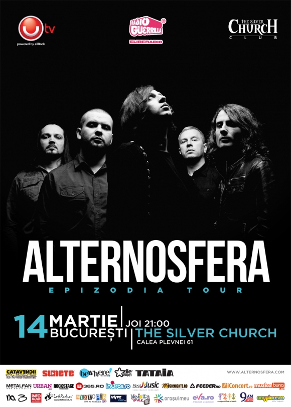 Alternosfera lanseaza cel mai nou album Epizodia in Club Silver Church din Bucuresti