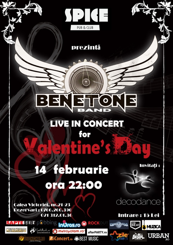 Concert Benetone Band in Spice Club de Valentine's Day