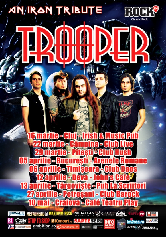 TROOPER anunta programul complet al turneului „An Iron Tribute”