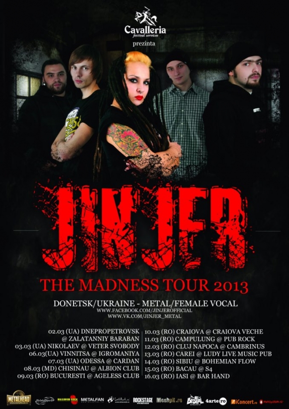 The Madness Tour 2013 - turneul Jinjer