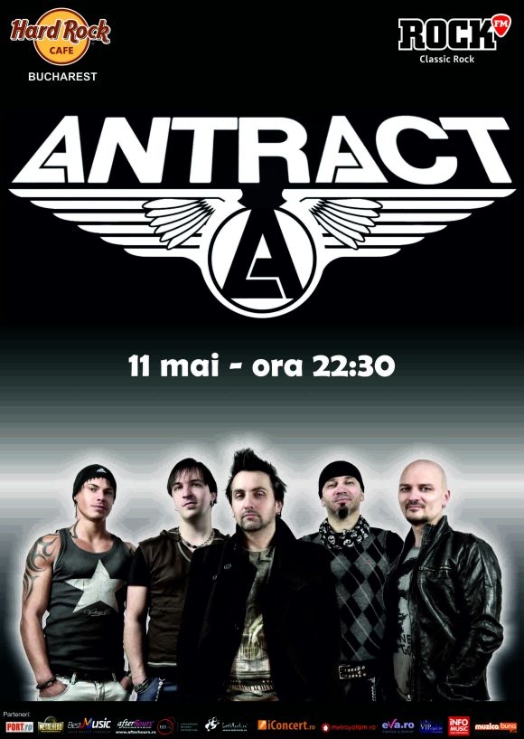 Concert Antract in Hard Rock Cafe din Bucuresti