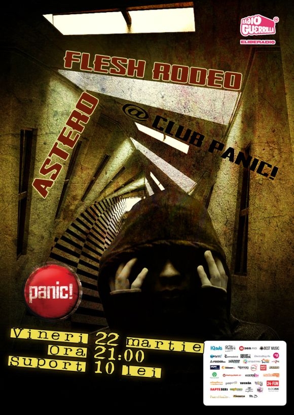 Concert Astero si Flesh Rodeo in Panic Club din Bucuresti