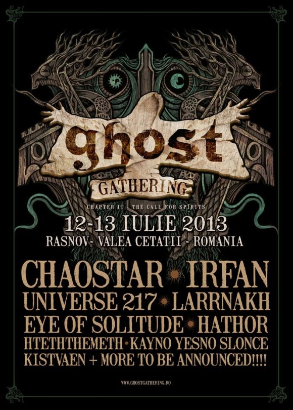 Posterul oficial Ghost Gathering Rasnov - The Call for Spirits