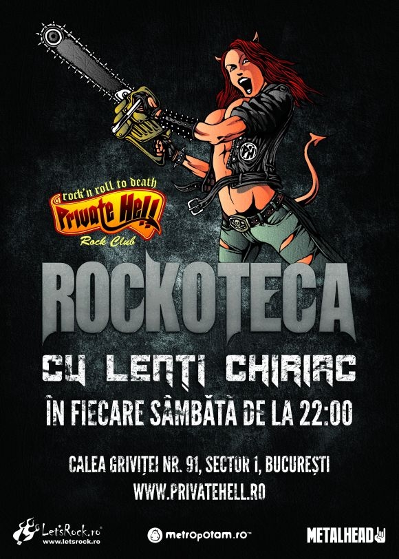 Rockoteca cu Lenti Chiriac in Private Hell din Bucuresti, 6 aprilie 2013