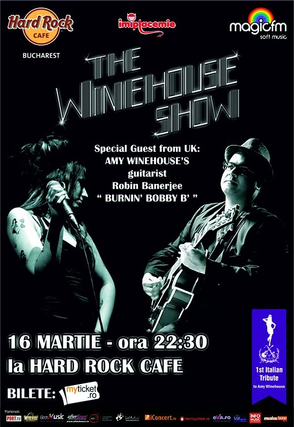The Winehouse Show in Hard Rock Cafe din Bucuresti