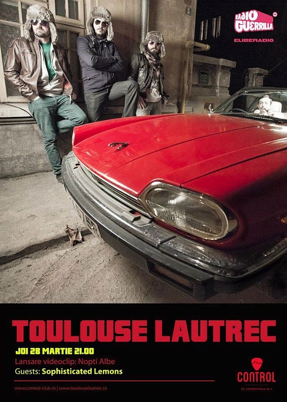 Toulouse Lautrec lanseaza videoclipul Nopti Albe in Club Control